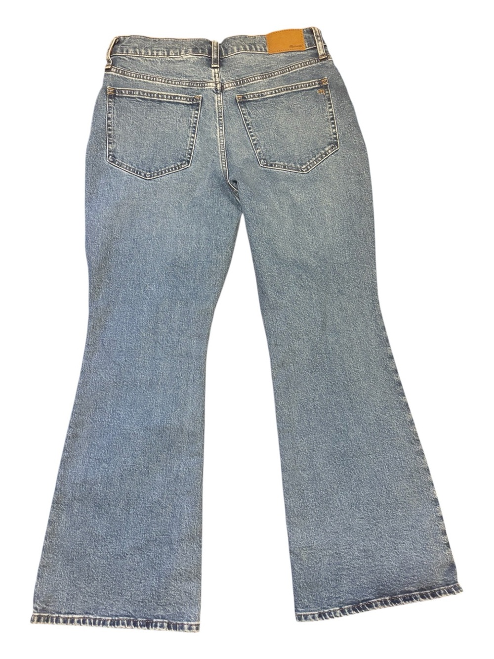 Madewell High-Rise Flare Jeans - Size 28P inseam 27 NWT - Picture 2 of 5